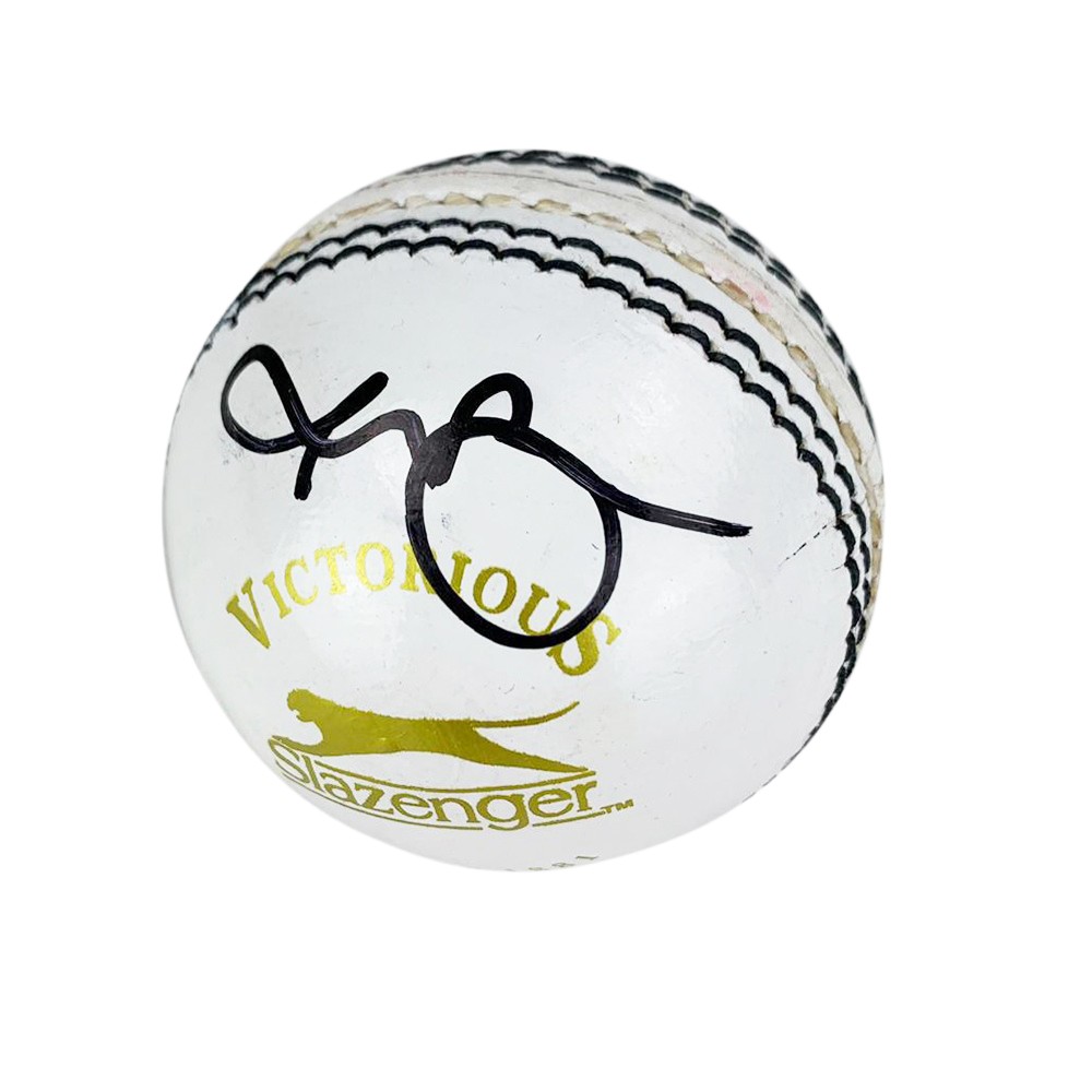 autographed brian lara cricket ball
