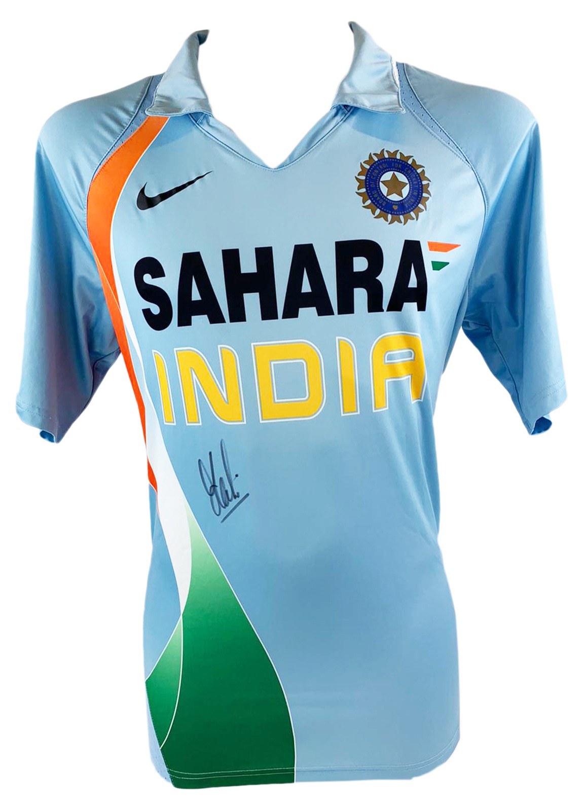 dhoni signed jersey