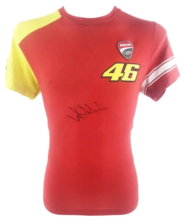 Signed Valentino Rossi Shirt - Moto GP World Champion | Firma Stella