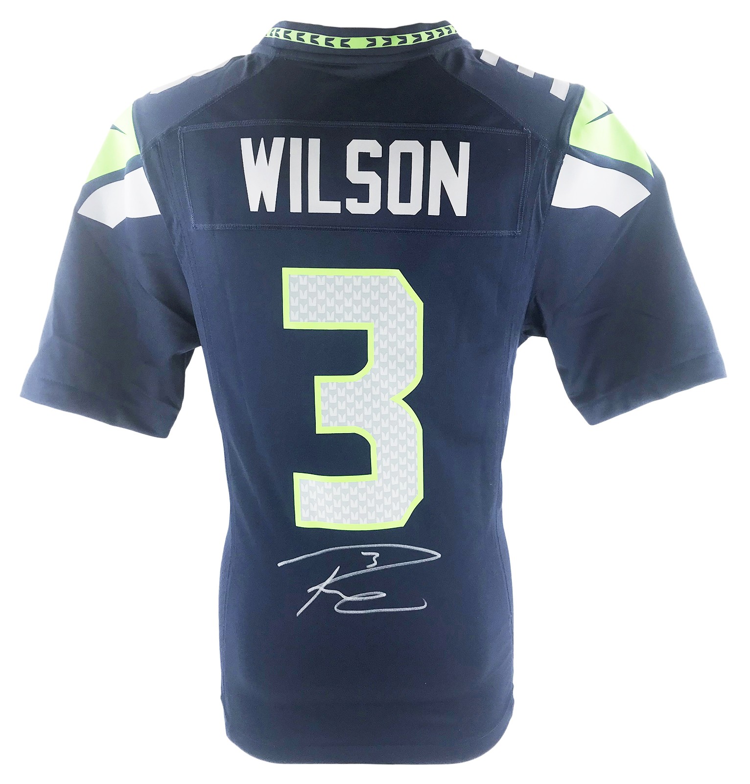 russell wilson jersey signed