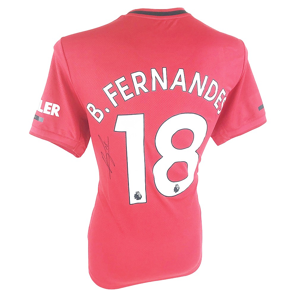 Autographed Bruno Fernandes Shirt - Manchester United Jersey