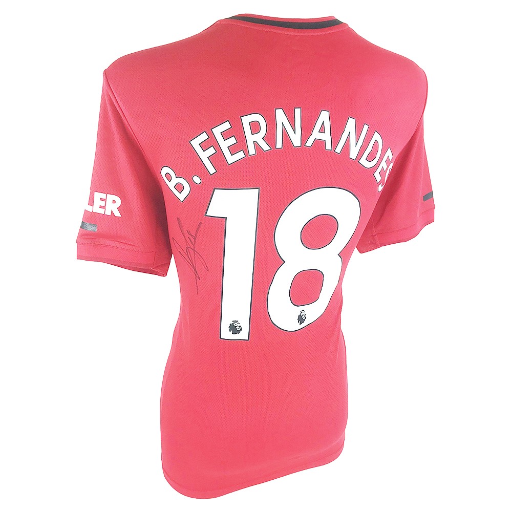 Signed Bruno Fernandes Jersey - Manchester United Icon