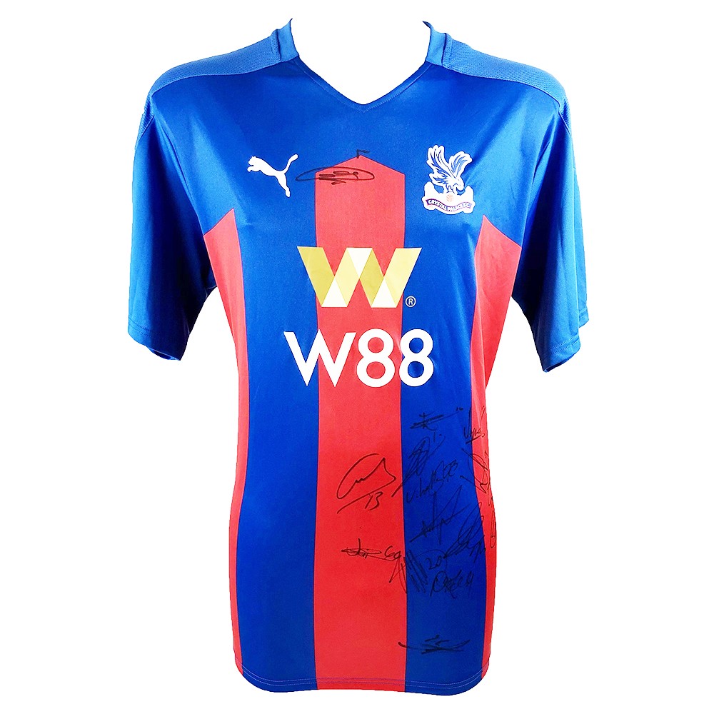 Crystal Palace Signed Jersey Squad Shirt Autograph