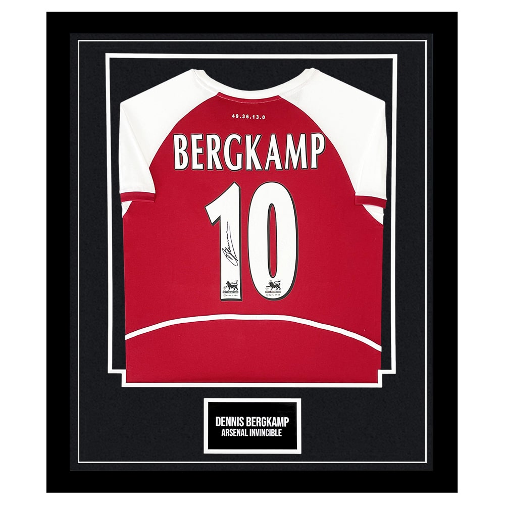 Arsenal Framed Signed Henry - Bergkamp Iconic Print