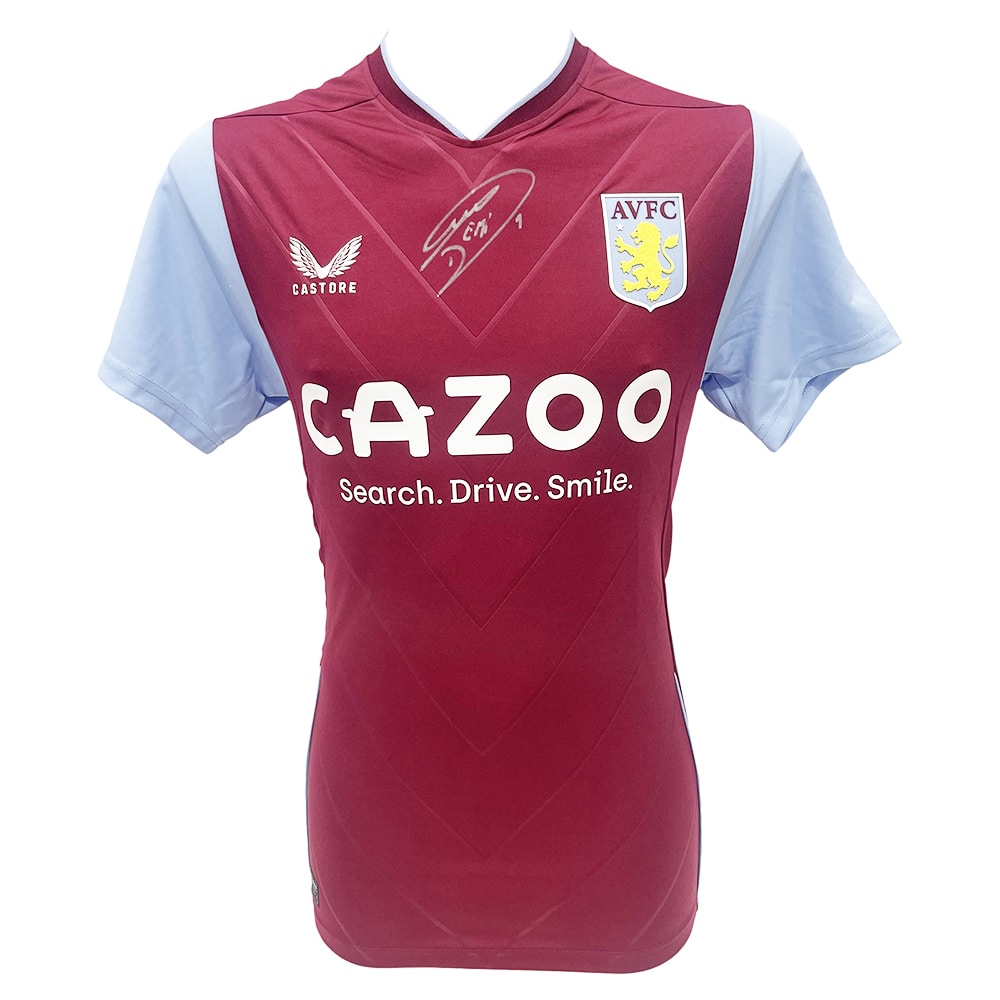 Emiliano Martinez Signed Aston Villa Shirt: Home, 2022-23 Autograph Jersey