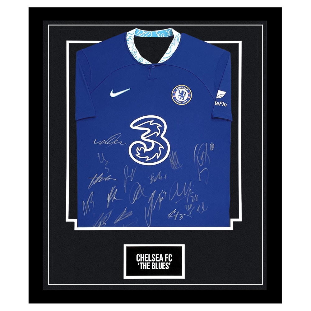 Signed Chelsea FC Shirt Premier League 2023 Jersey