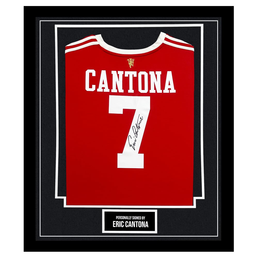 Eric Cantona Hand Signed White Card - 3.5 x 2 Inches Autograph - Soccer Cut  Signatures at 's Sports Collectibles Store