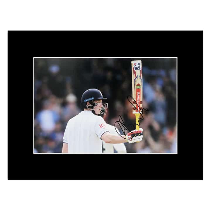 Signed Harry Brook Photo Display 16x12 - England Cricket Icon
