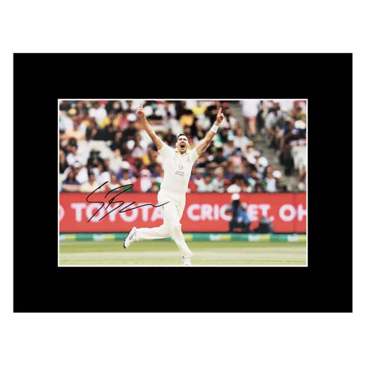 Signed Scott Boland Photo Display 16x12 - Australia Cricket Icon