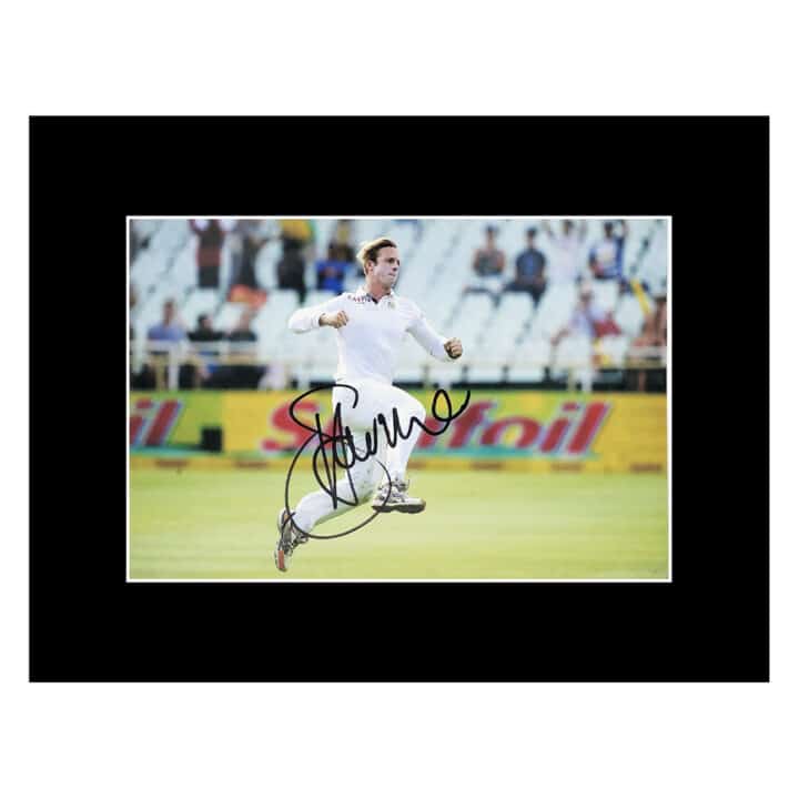 Signed Simon Harmer Photo Display 16x12 - South Africa Cricket Icon