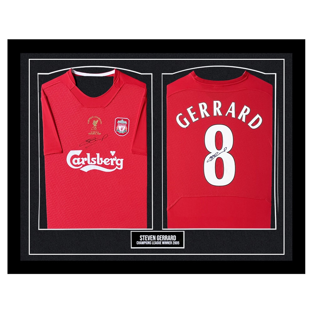 Signed steven hot sale gerrard shirt