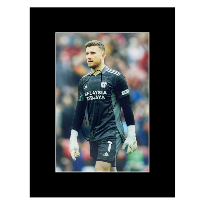 Signed Dillon Phillips Photo Display 16x12 - Cardiff City Icon