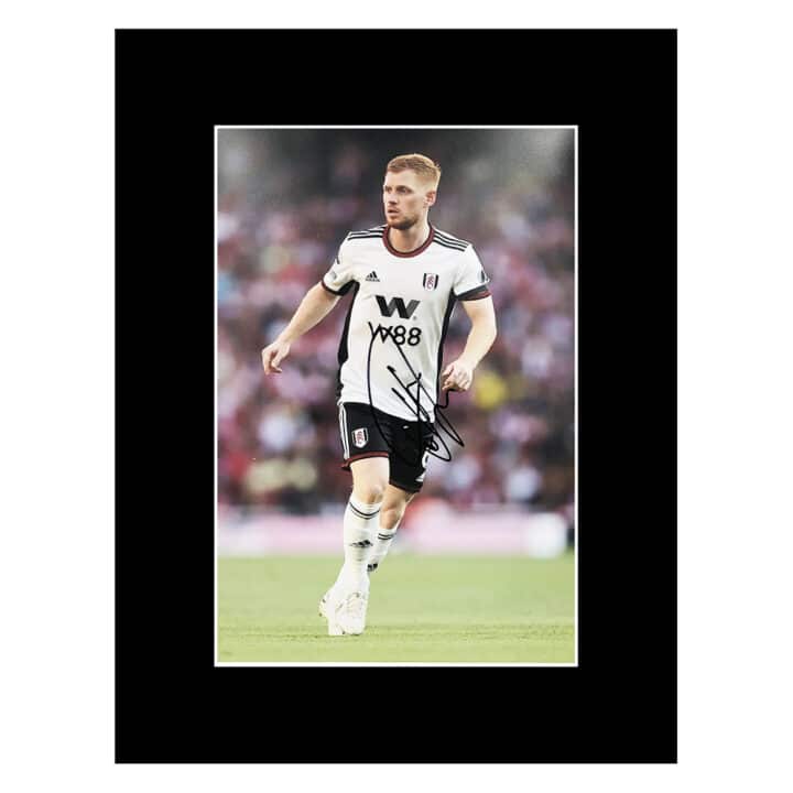 Harrison Reed Signed Photo Display 16x12 - Fulham Icon Autograph