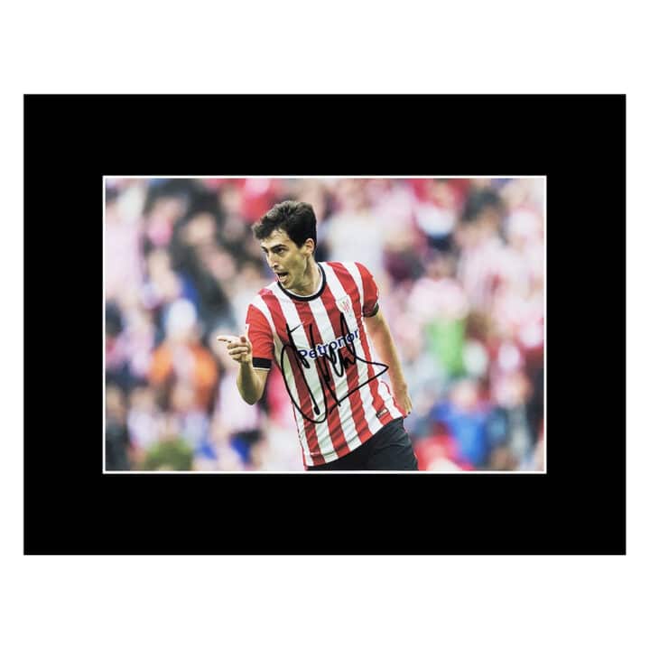 Signed Ander Iturraspe Photo Display 16×12 – Athletic Bilbao Icon