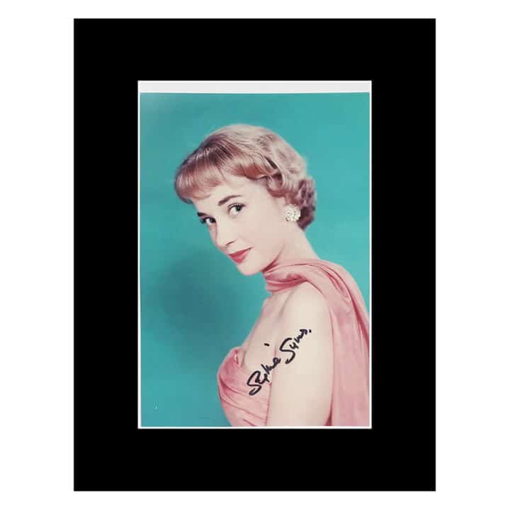 Signed Sylvia Syms Photo Display – 16×12 Film Icon