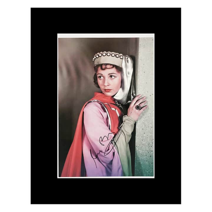 Signed Claire Bloom Photo Display – 16×12 Film Icon
