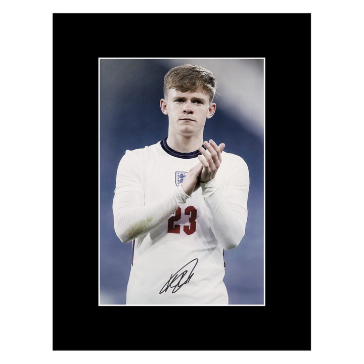 Signed Keane Lewis-Potter Photo Display 16x12 - England Icon Autograph