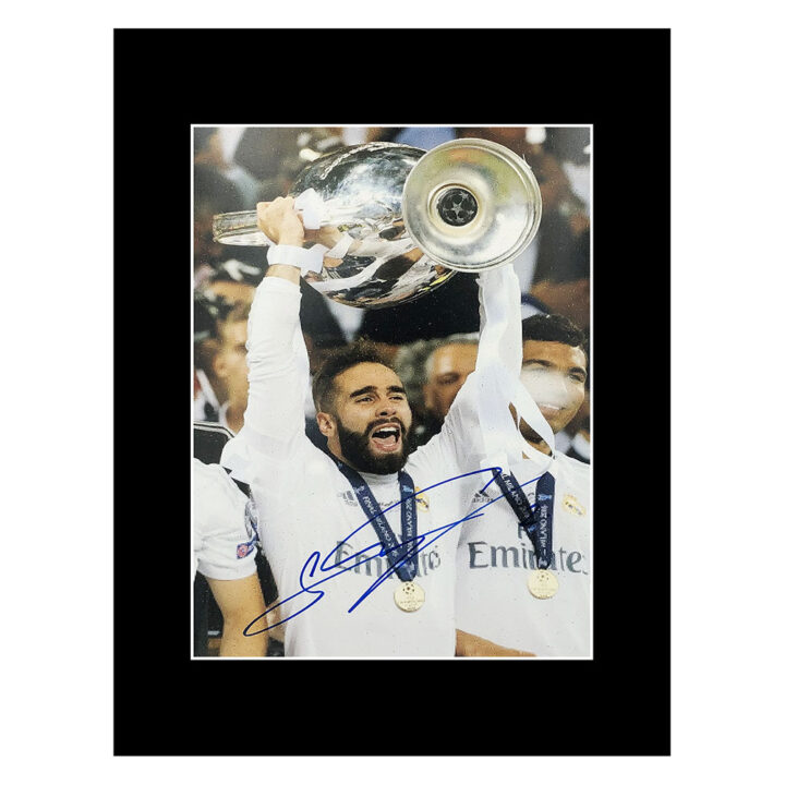 Dani Carvajal Signed Photo Display - 16x12 Real Madrid Icon