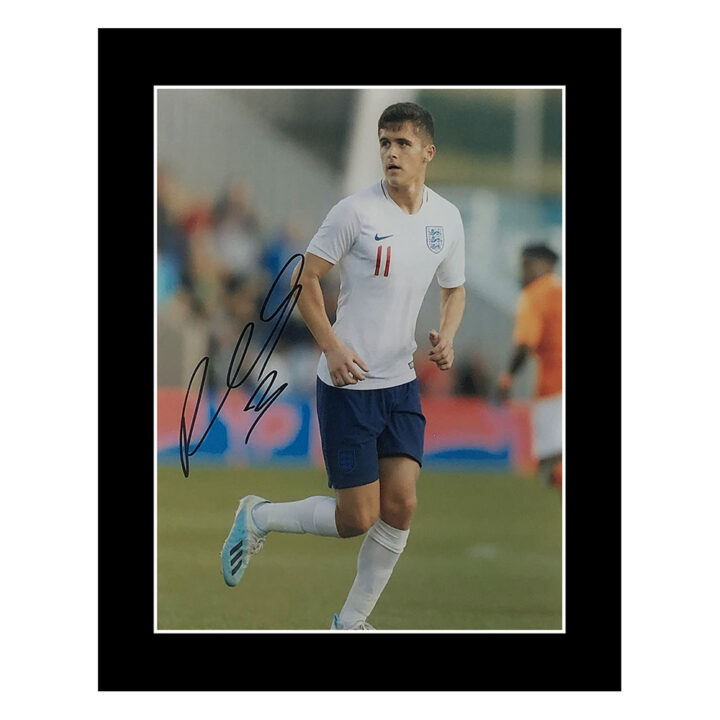 Signed Ryan Giles Photo Display 12x10 - England Autograph