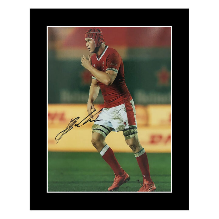 Signed James Botham Photo Display 12x10 - Wales Rugby Icon