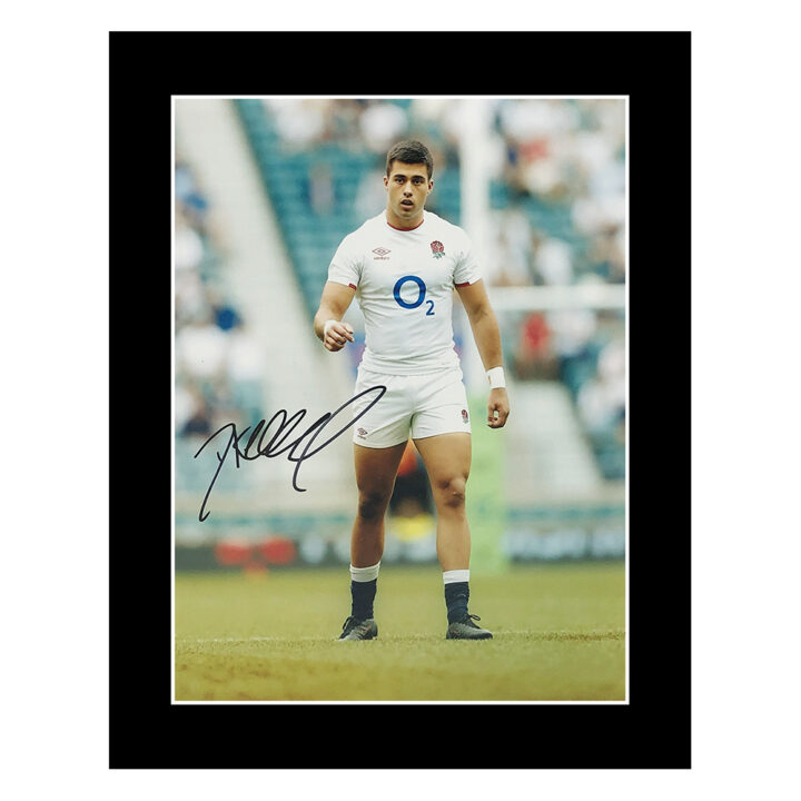 Signed Dan Kelly Photo Display 12x10 - England Rugby Icon