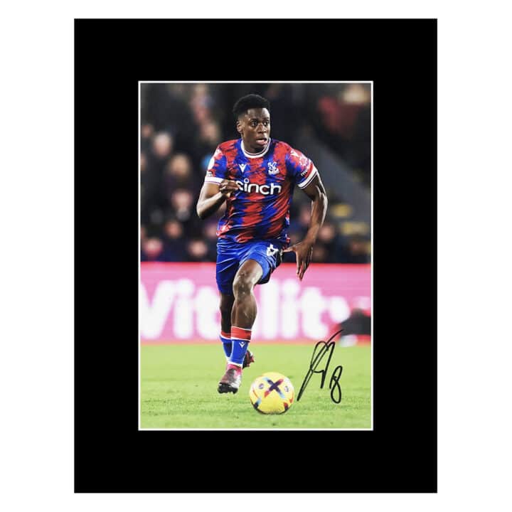 Signed Albert Sambi Lokonga Photo Display 16x12 - Crystal Palace Icon