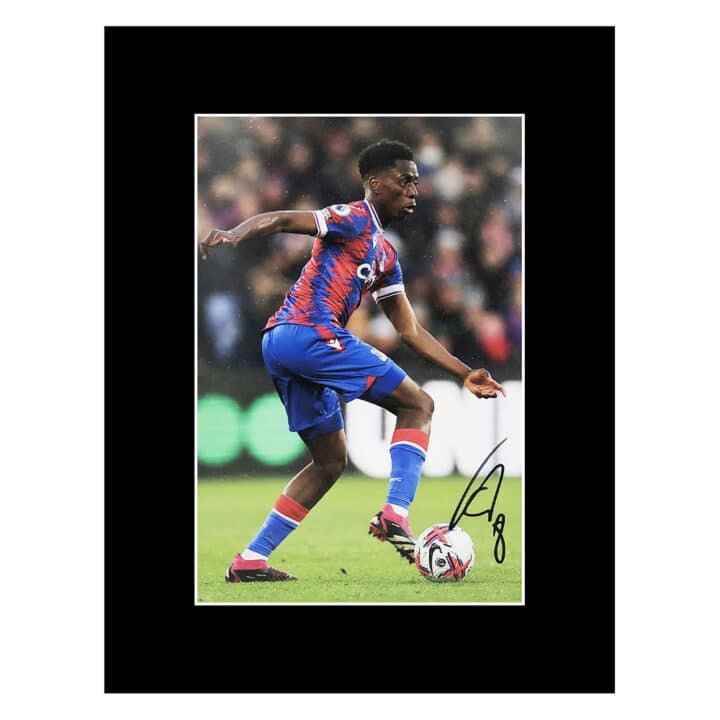Signed Albert Sambi Lokonga Photo Display 16x12 - Crystal Palace Icon Autograph