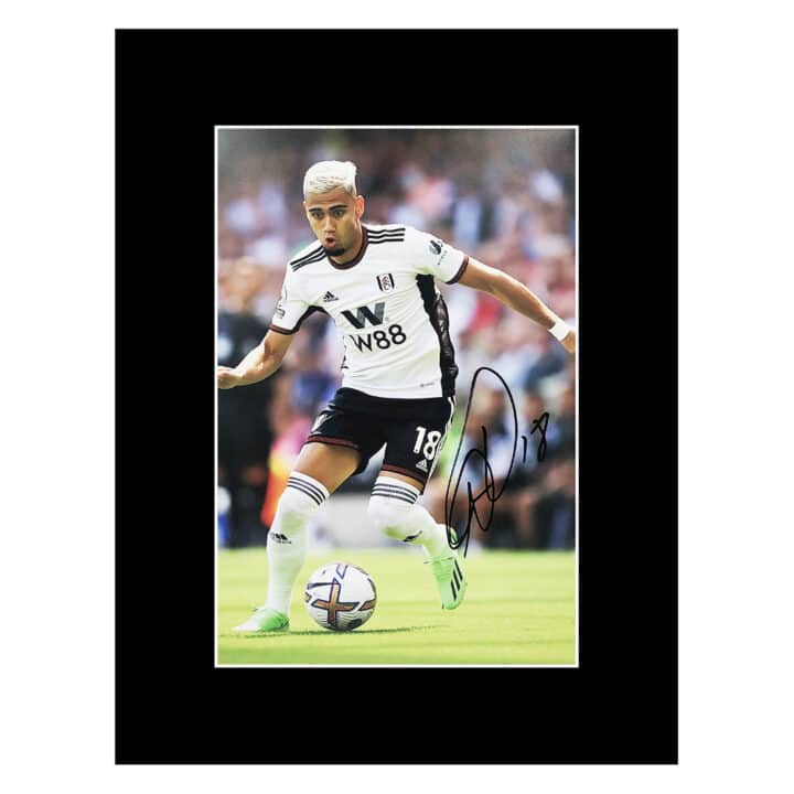 Signed Andreas Pereira Photo Display 16x12 - Fulham Icon