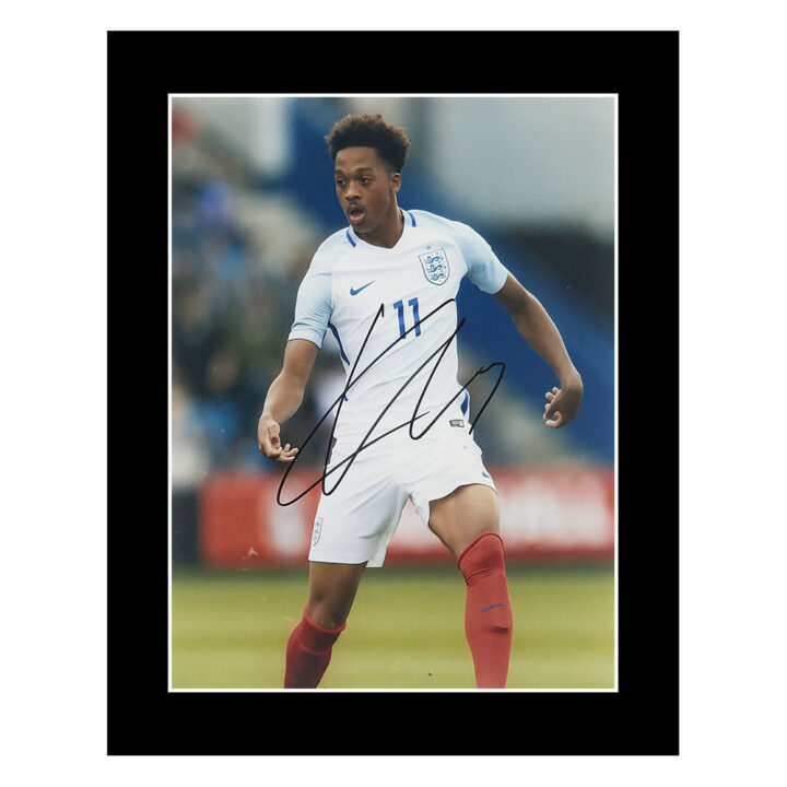 Signed Chris Willock Photo Display 12x10 - England Icon
