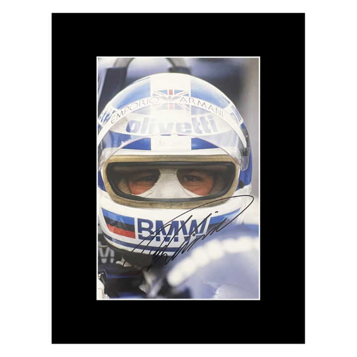 Signed Derek Warwick Photo Display - 16x12 Formula One Icon