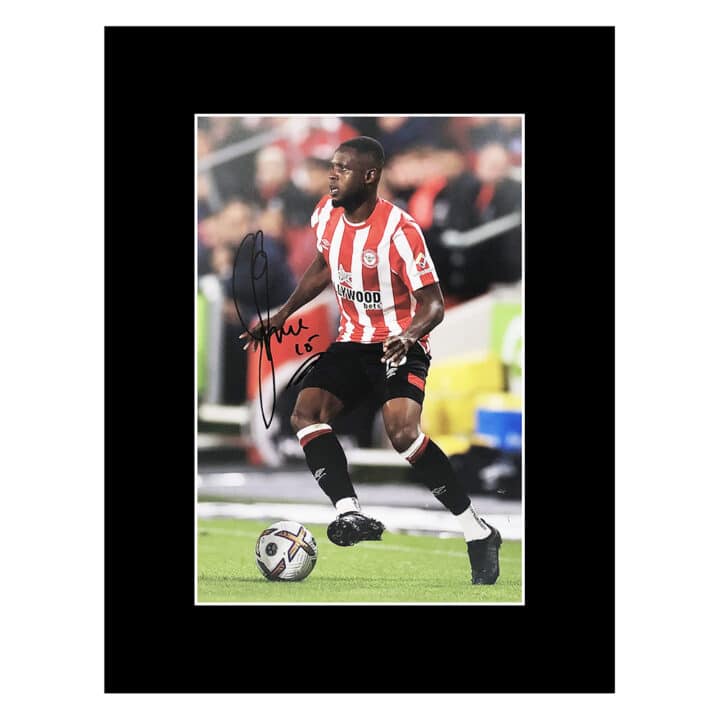 Signed Frank Onyeka Photo Display 16x12 - Brentford Icon