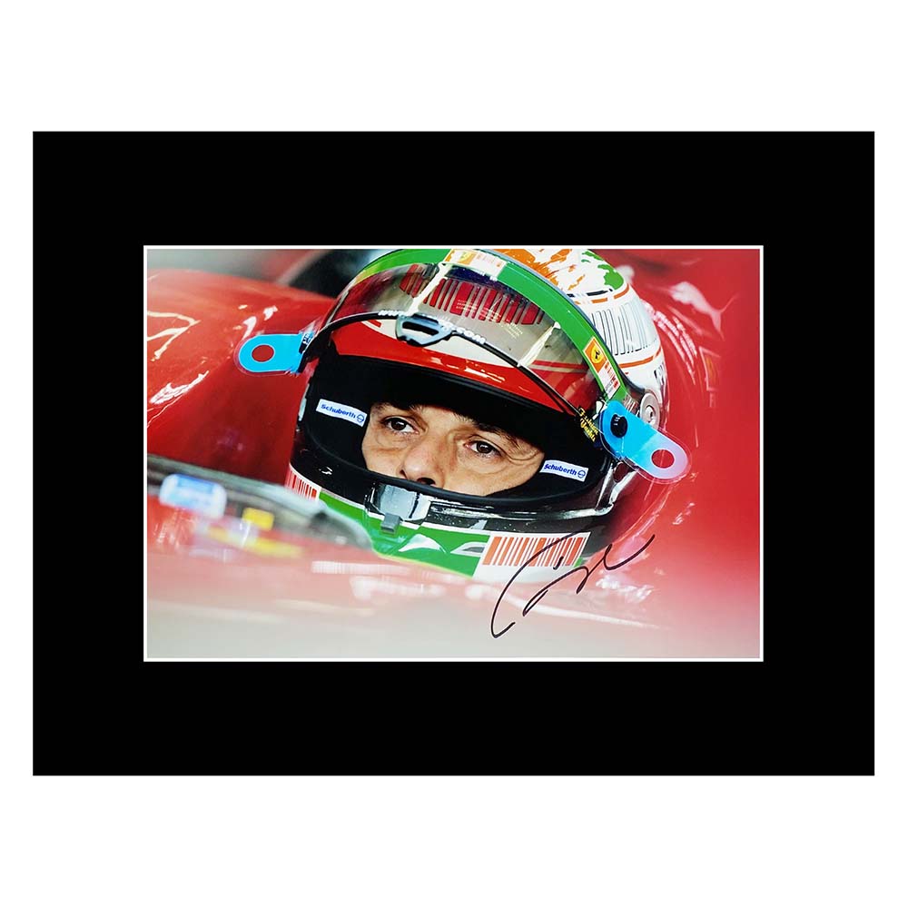 Signed Giancarlo Fisichella Photo Display - 16x12 Formula 1 Icon +COA