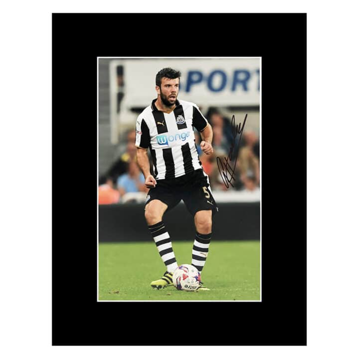 Signed Grant Hanley Photo Display 16x12 - Newcastle United Icon