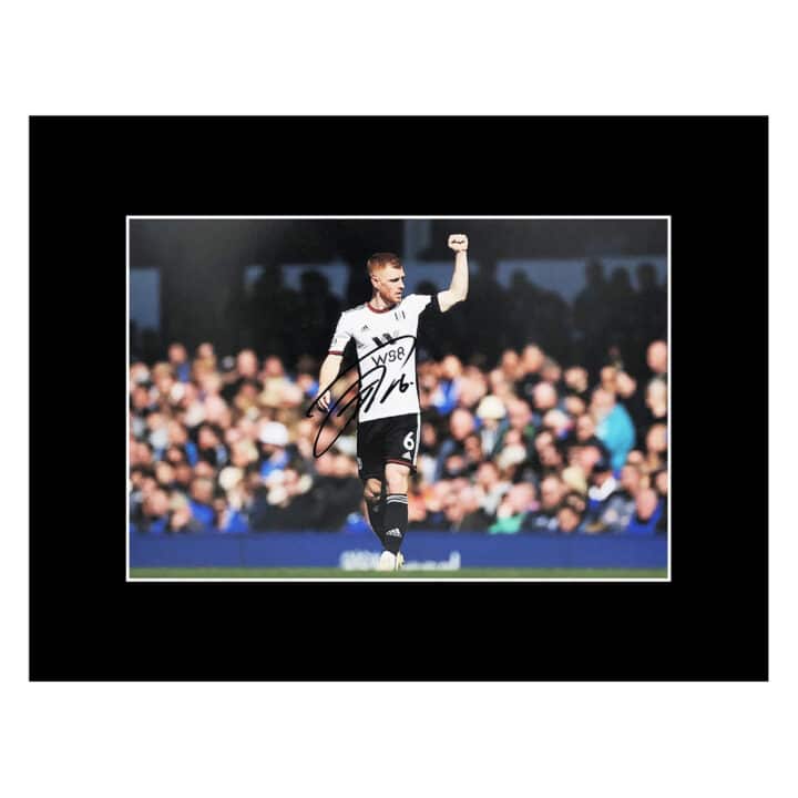 Signed Harrison Reed Photo Display 16x12 - Fulham Icon Autograph