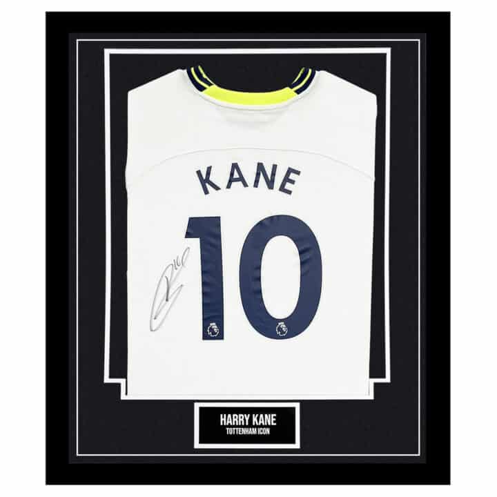 Signed Harry Kane Shirt Framed - Tottenham Hotspur Autograph