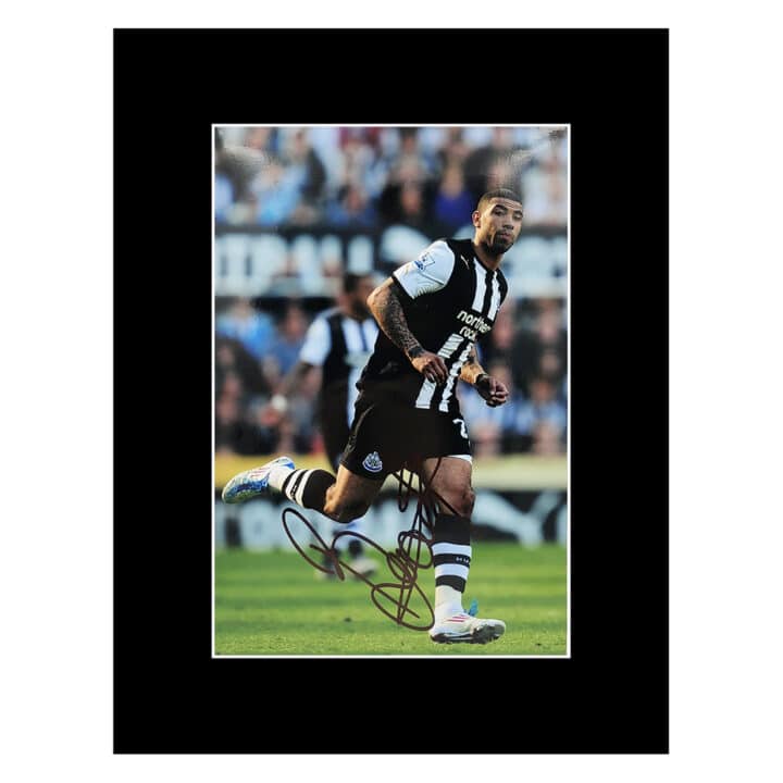 Signed Leon Best Photo Display 16x12 - Newcastle United Icon Autograph