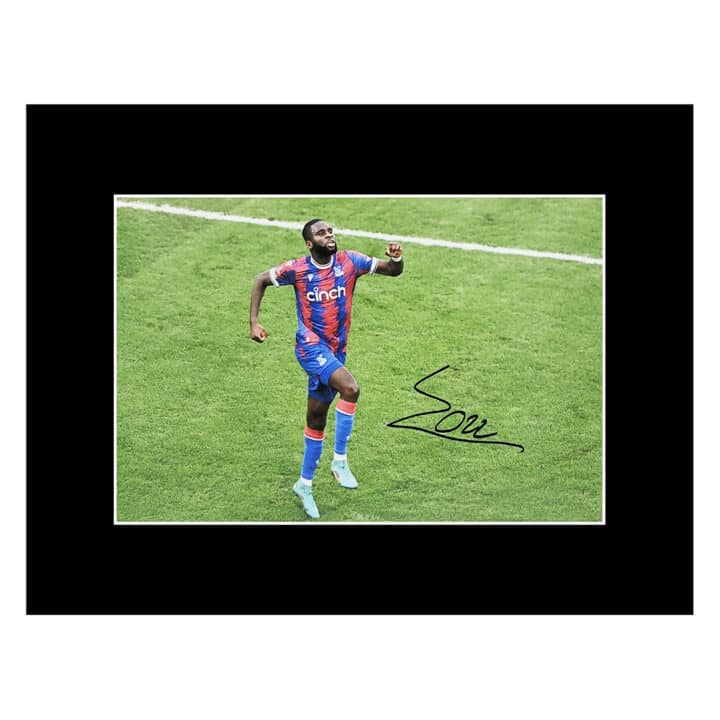 Signed Odsonne Edouard Photo Display 16x12 - Crystal Palace Autograph