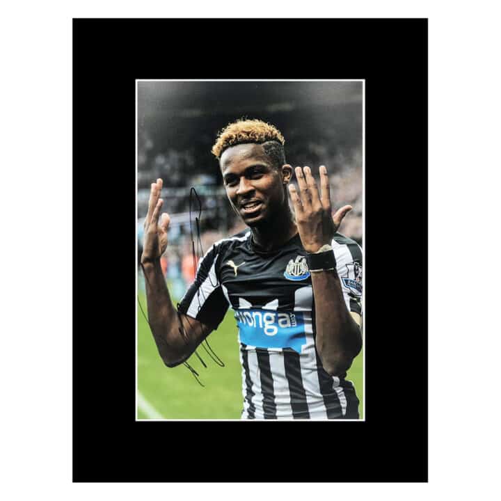 Signed Rolando Aarons Photo Display 16x12 - Newcastle United Icon Autograph
