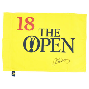 Signed Rory McIlroy Pin Flag - The Open Champion 2014