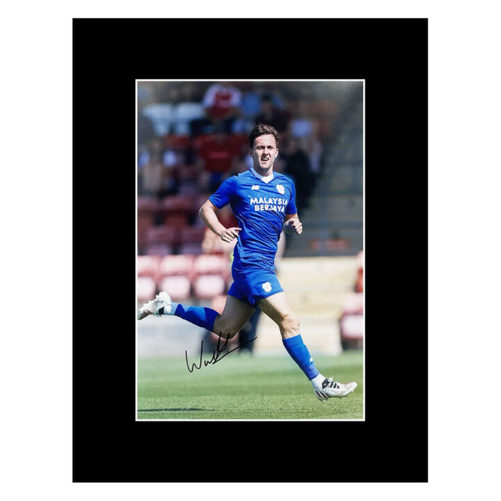 Signed Ryan Wintle Photo Display 16x12 - Cardiff City Icon Autograph