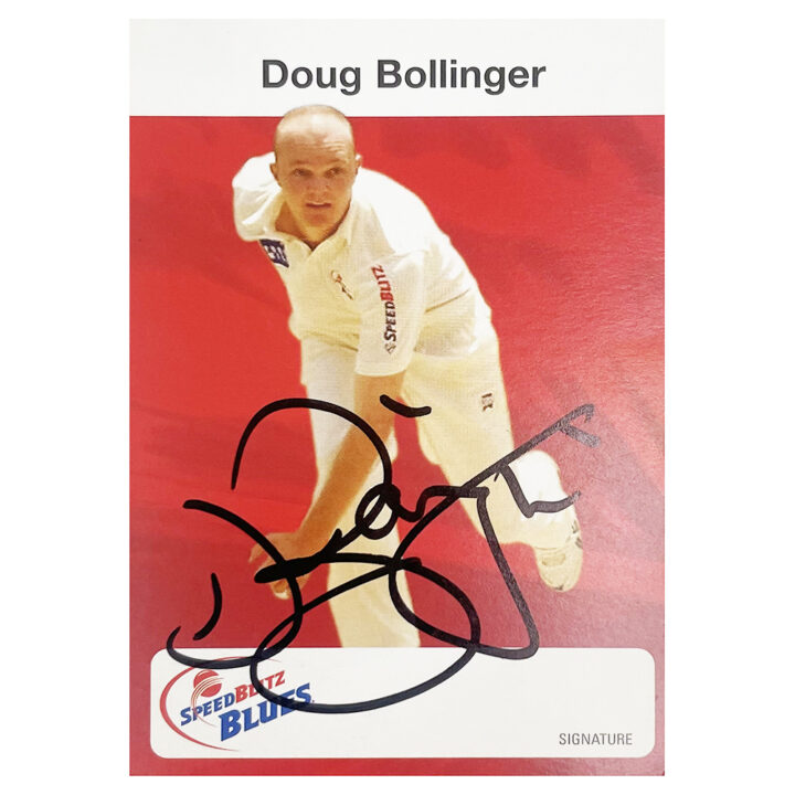 Doug Bollinger Signed Collector Card - Australia Cricket Icon