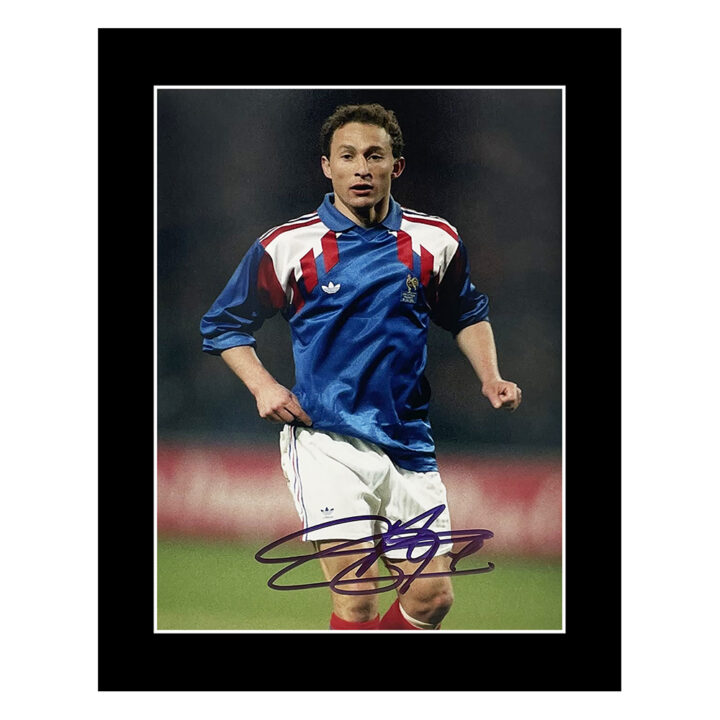 Jean-Pierre Papin Signed Photo Display - 10x8 France Autograph
