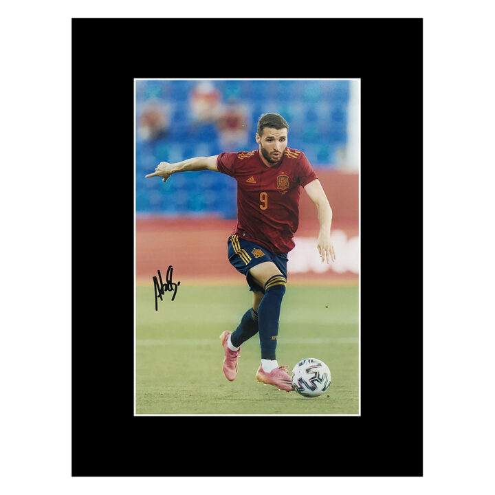 Signed Abel Ruiz Photo Display - 16x12 Spain Icon Autograph