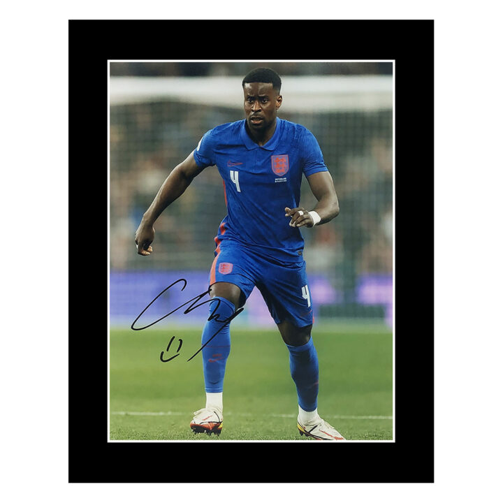 Signed Marc Guehi Photo Display - 12x10 England Icon