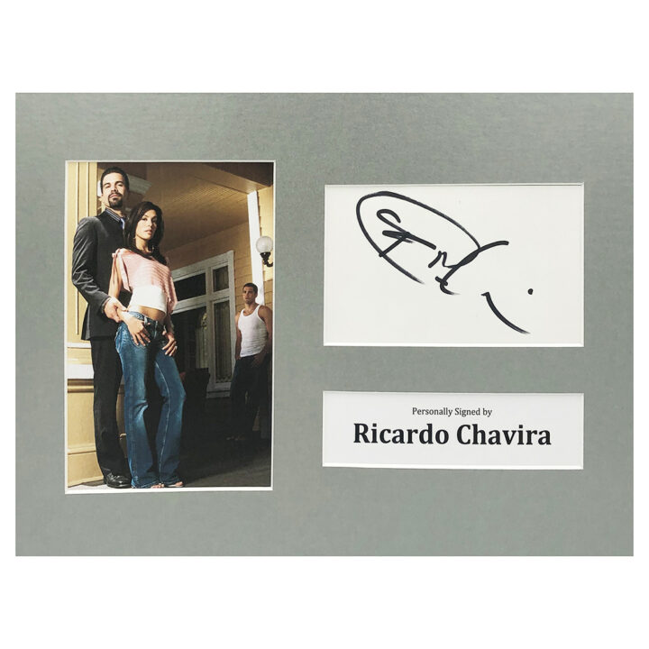 Signed Ricardo Chavira Photo Display - 12x8 Film Icon