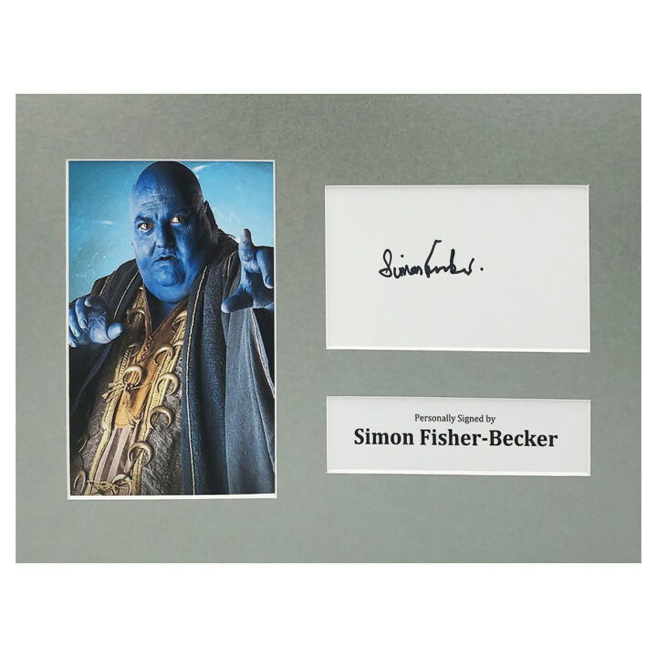 Signed Simon Fisher-Becker Photo Display - 12x8 Film Icon