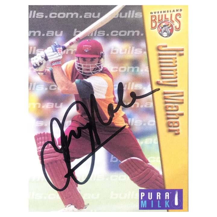 Jimmy Maher Signed Trading Card - Queensland Bulls Autograph