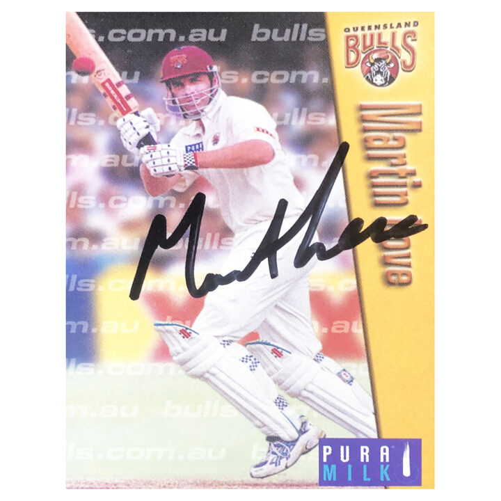Martin Love Signed Trading Card - Queensland Bulls Autograph