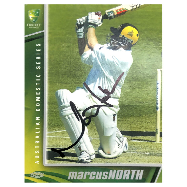 Signed Marcus North Trade Card - Australia Domestic Series Autograph