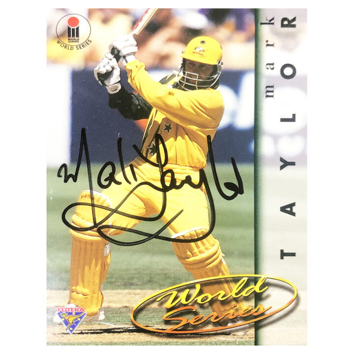 Signed Mark Taylor Trading Card - World Series Autograph